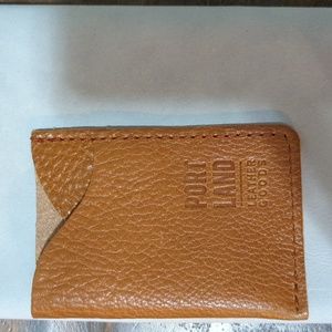 NWOT Portland Leather Goods Minimalist Wallet
